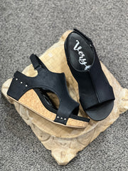 Isabella Cork Wedge Sandal