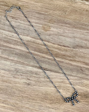 Navajo Bow Silver Necklace