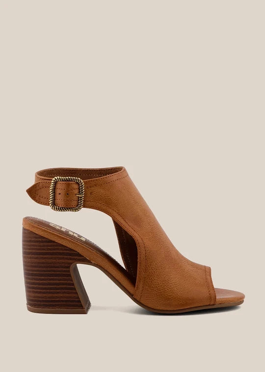 Ghita Camel Heeled Sandal by Shu Shop