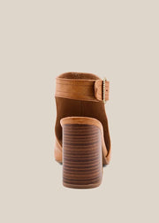 Ghita Camel Heeled Sandal by Shu Shop