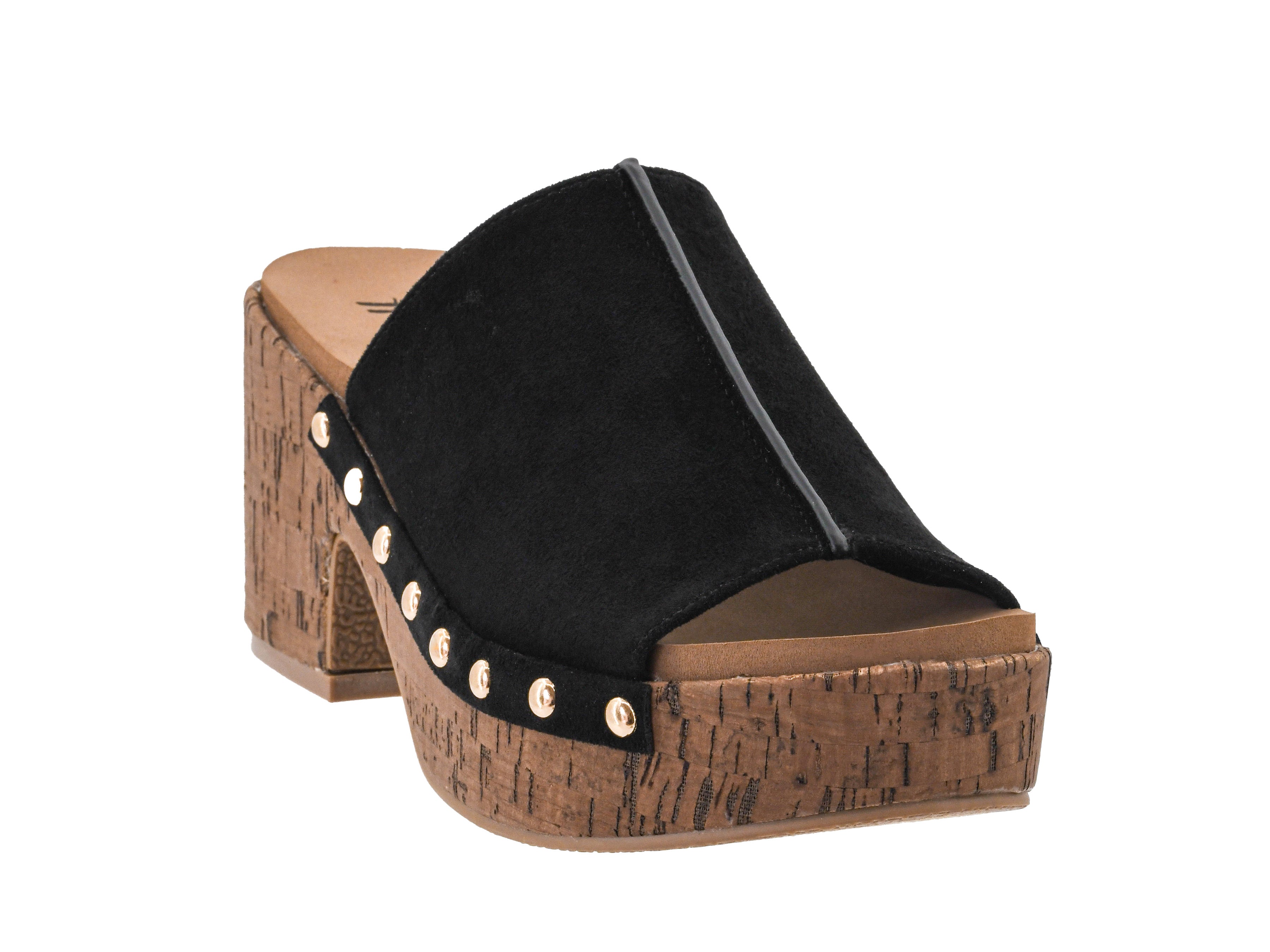 Hey Girl by Corkys Gaslight Chunky Heeled Platform Clog Shoes
