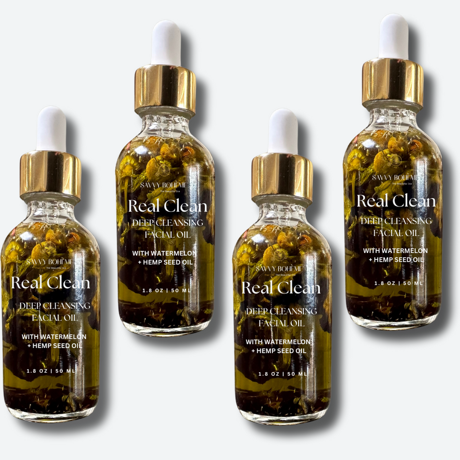 Real Clean Deep Cleansing Facial Oil - Savvy Boheme