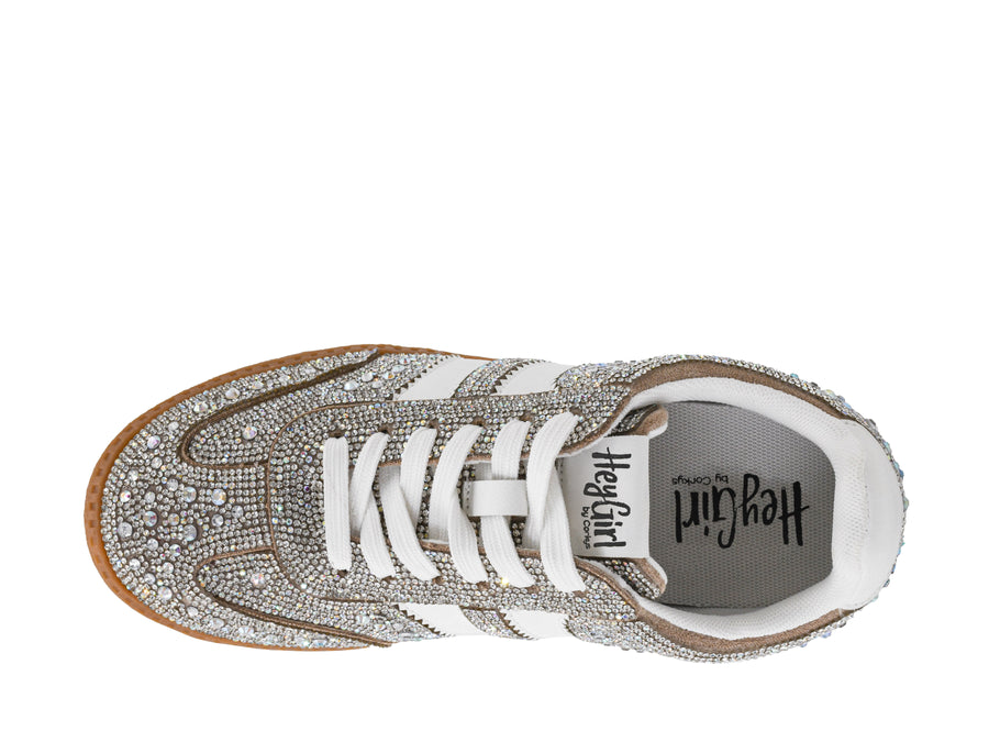 Hey Girl by Corkys HEADS UP Rhinestone Sneaker Shoes