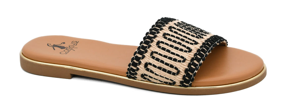 Corkys Here For A Good Time Woven Sandal