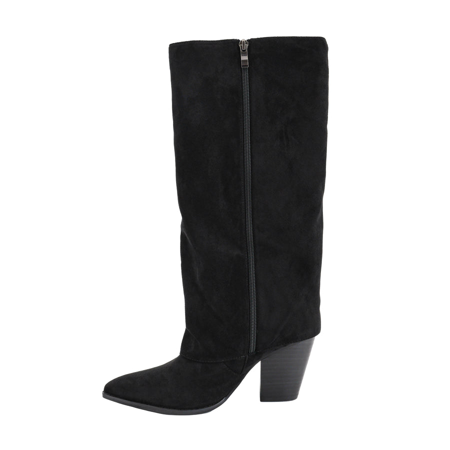 Hey Girl By Corkys HIGH ROAD Cuffed Suede Tall Boot