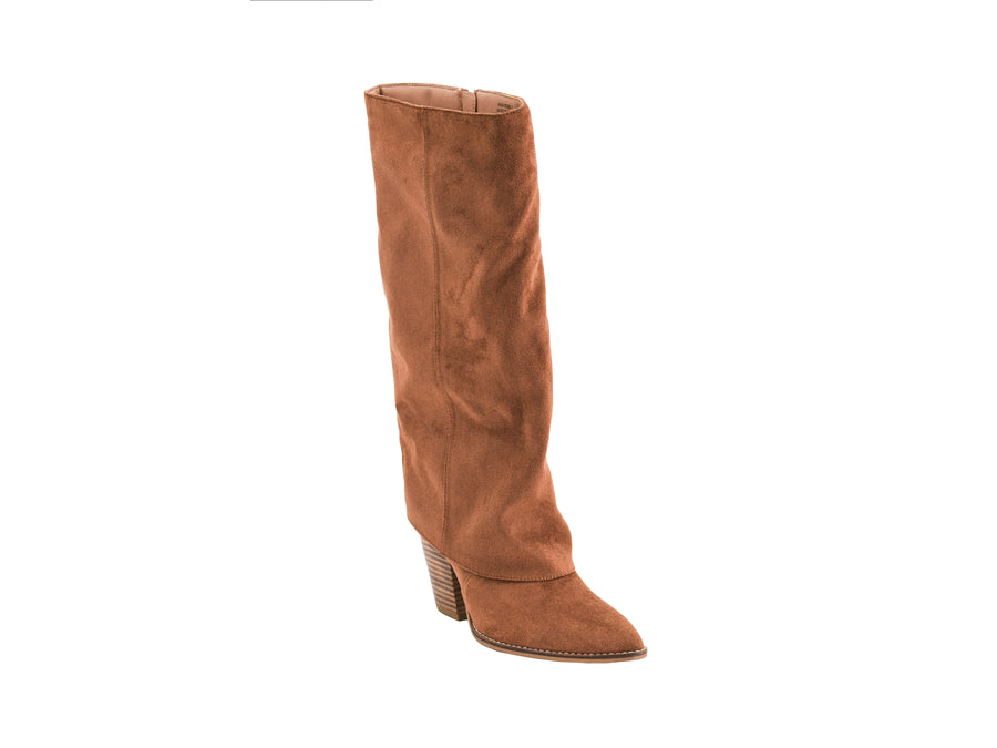 Hey Girl By Corkys HIGH ROAD Cuffed Suede Tall Boot