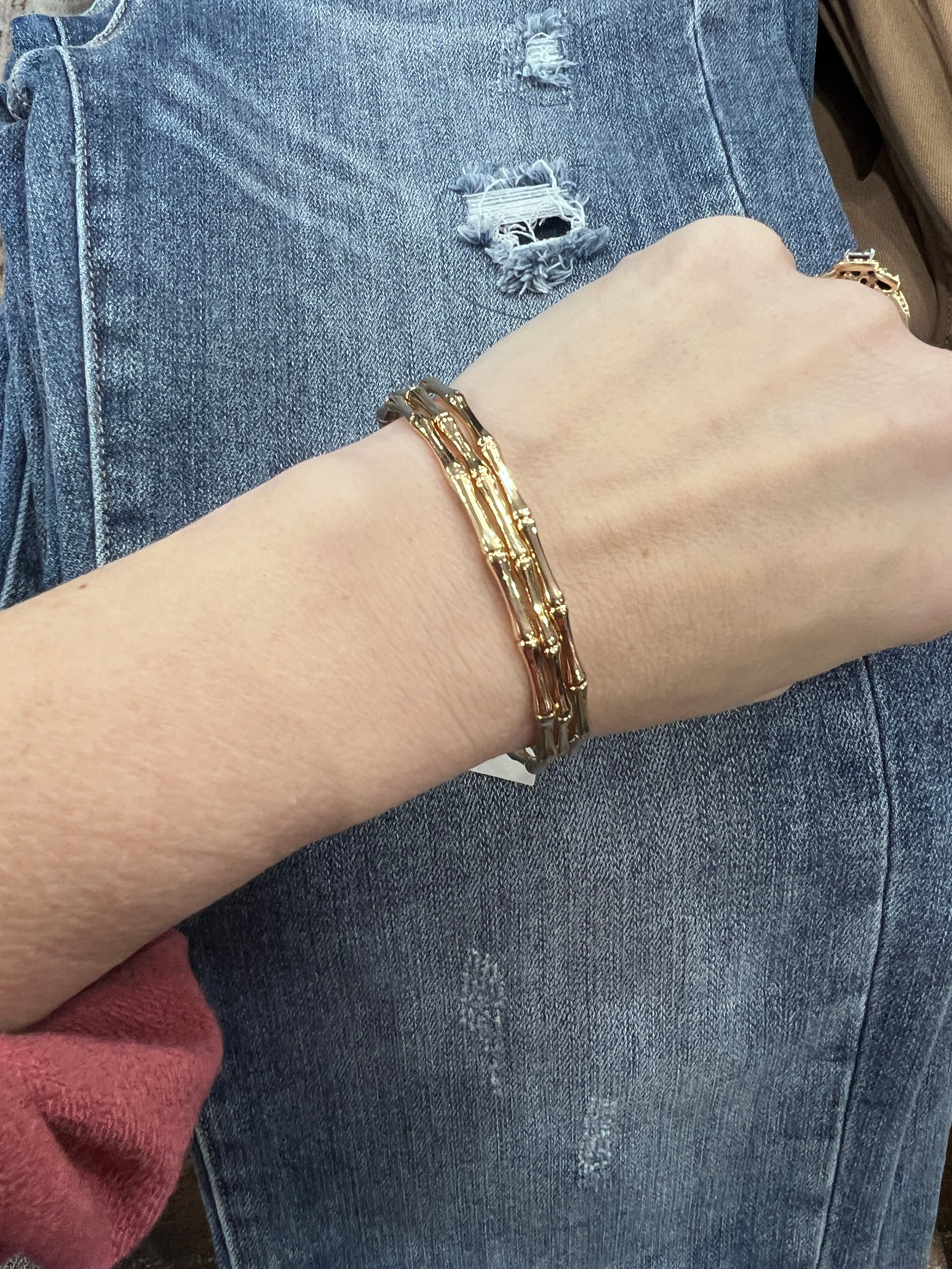 Bamboo Bangle Bracelets