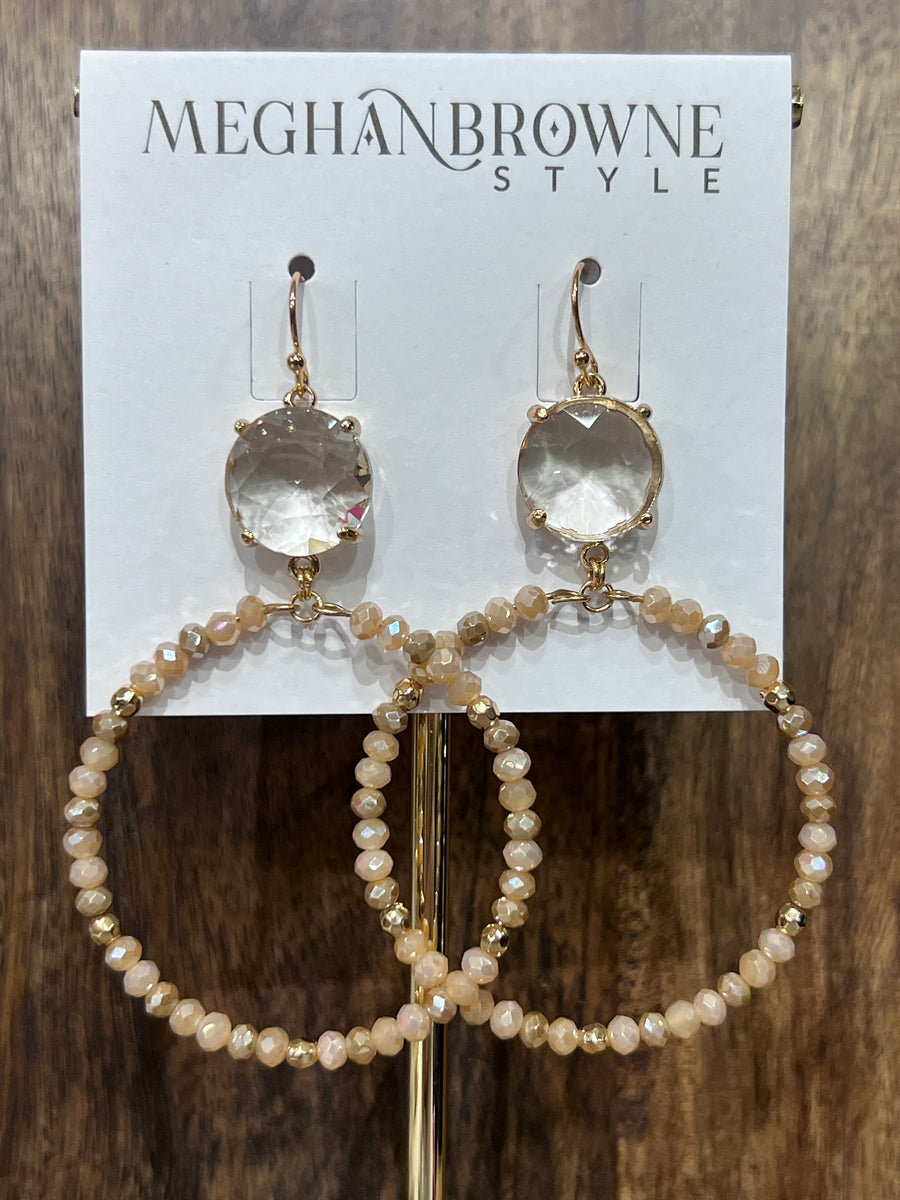 Meghan Browne Prince Jasper Beaded Earrings