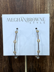 Meghan Browne Yada Silver Earrings