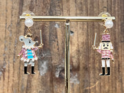 Nutcracker Prince & Mouse King Earrings