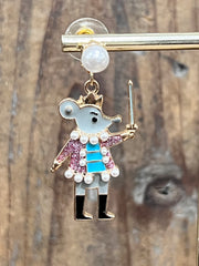Nutcracker Prince & Mouse King Earrings