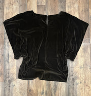 Jessamine Kimono Sleeve Velvet Top