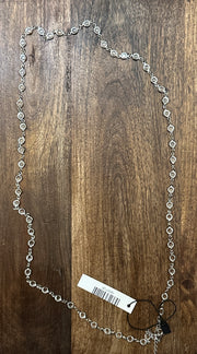 Adalyn Long Crystal Accent Chain Necklace