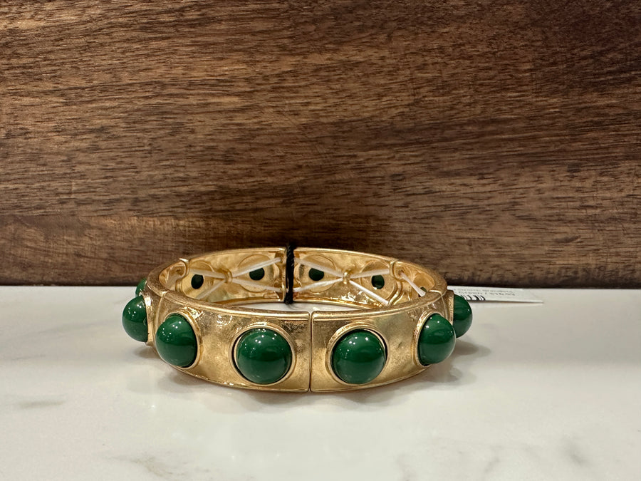 Kashe II Color Pearl Dots Studded Stretch Bracelets