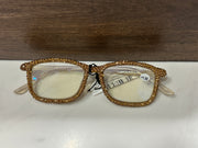 Sparkly Women's Crystal Rectangle Frame Reading Glasses