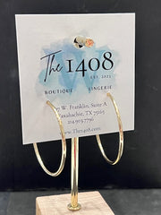 The "Perfect Skinny" Hoop Earrings 1mm