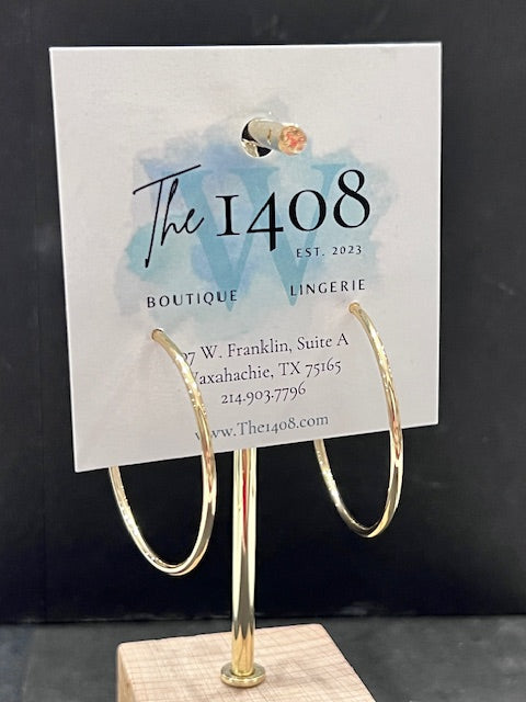The "Perfect Skinny" Hoop Earrings 1mm