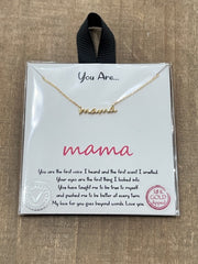 Mother's Day Gold Dipped Gift Necklaces
