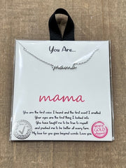 Mother's Day Gold Dipped Gift Necklaces