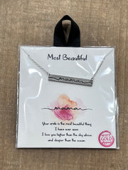 Mother's Day Gold Dipped Gift Necklaces
