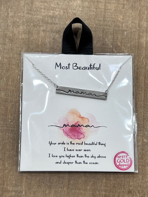 Mother's Day Gold Dipped Gift Necklaces