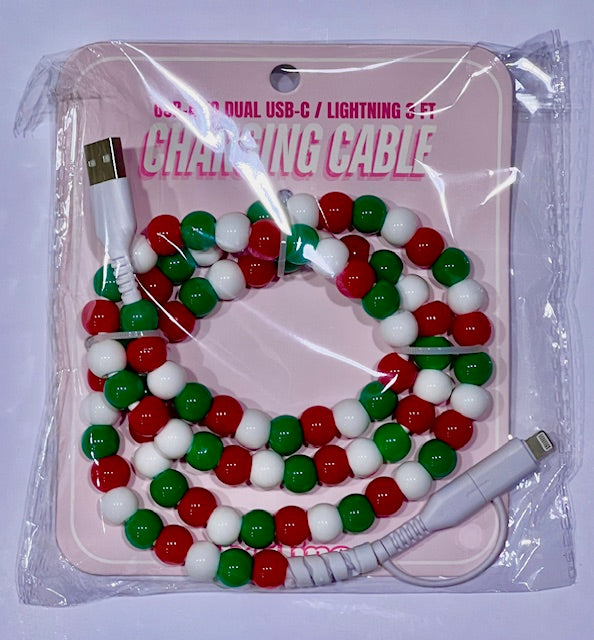 Hotline Beaded Phone Charging Cable