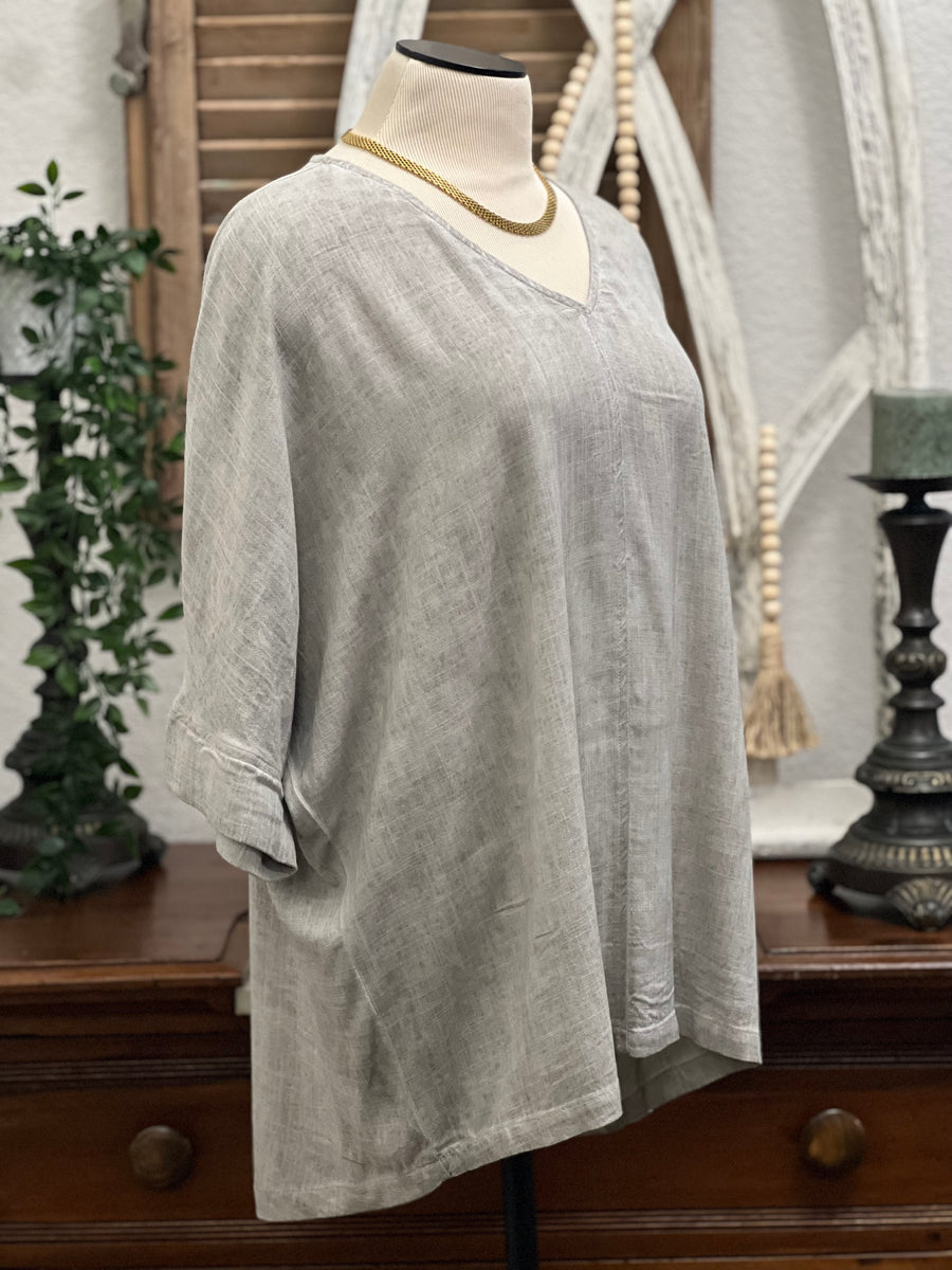 Jocelyn Oversized V-Neckline Tunic