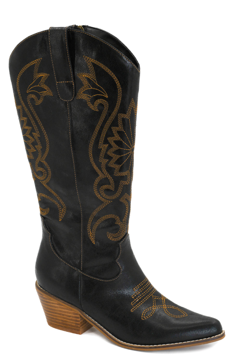 Hey Girl by Corkys Just in Case Black Tall Western Style Boot