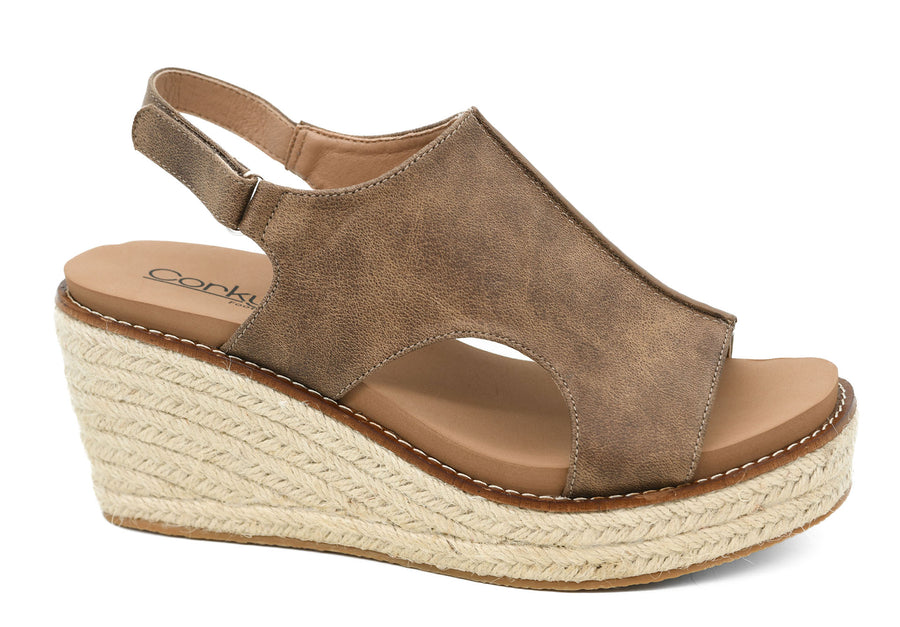 Corkys K Bye Espadrille Wedge Sandals