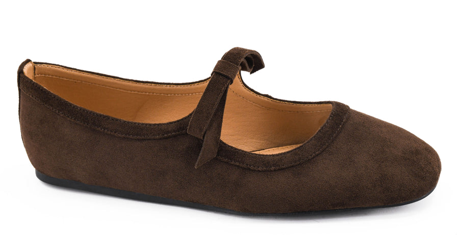 Hey Girl by Corkys LAYOVER Mary Jane Bow Ballet Flat Shoes