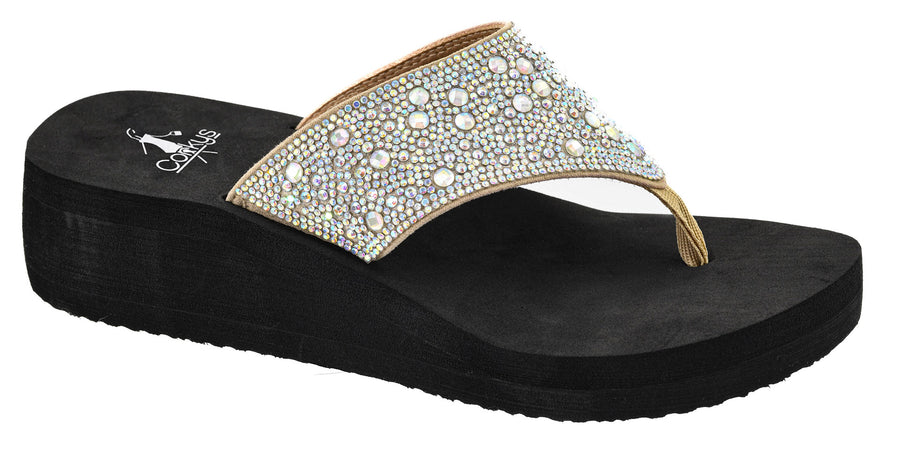 Corkys Long Time No Sea Flip Flop Thong Platform Sandal