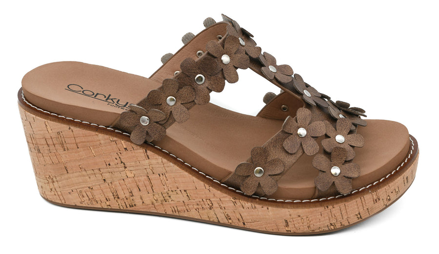 Corkys Mic Drop Wedge Sandal