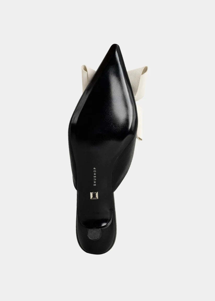 Nell Pointed Toe Kitten Heel Mule by SHU SHOP