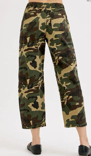 GI Jane High Rise Ankle Barrel Camo Pants
