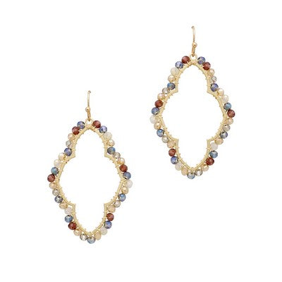 Meghan Browne Opal Dark Multi Earrings