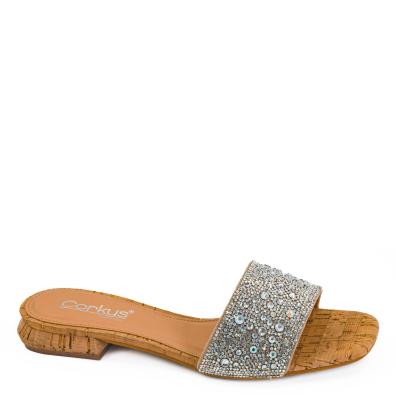 Corkys "Our Lil Secret" AB Rhinsetones Slide Sandals