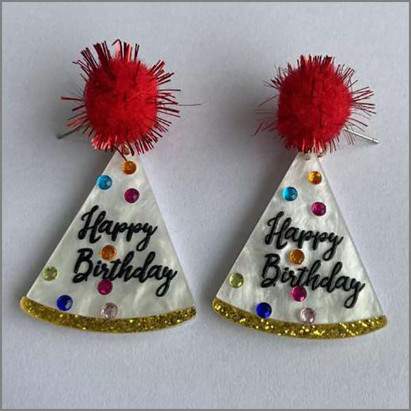 Meghan Browne Party Multi Earrings - Happy Birthday Earrings