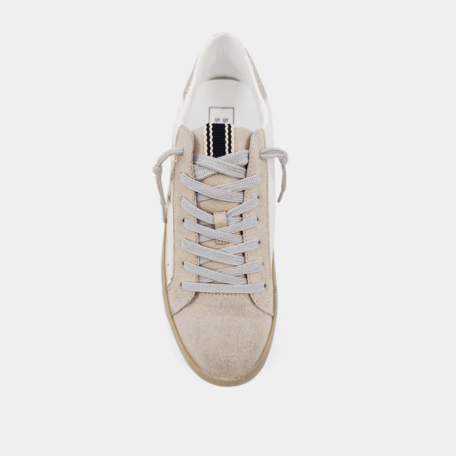 Paula - Bone Snake - Casual Sneaker by Shu Shop