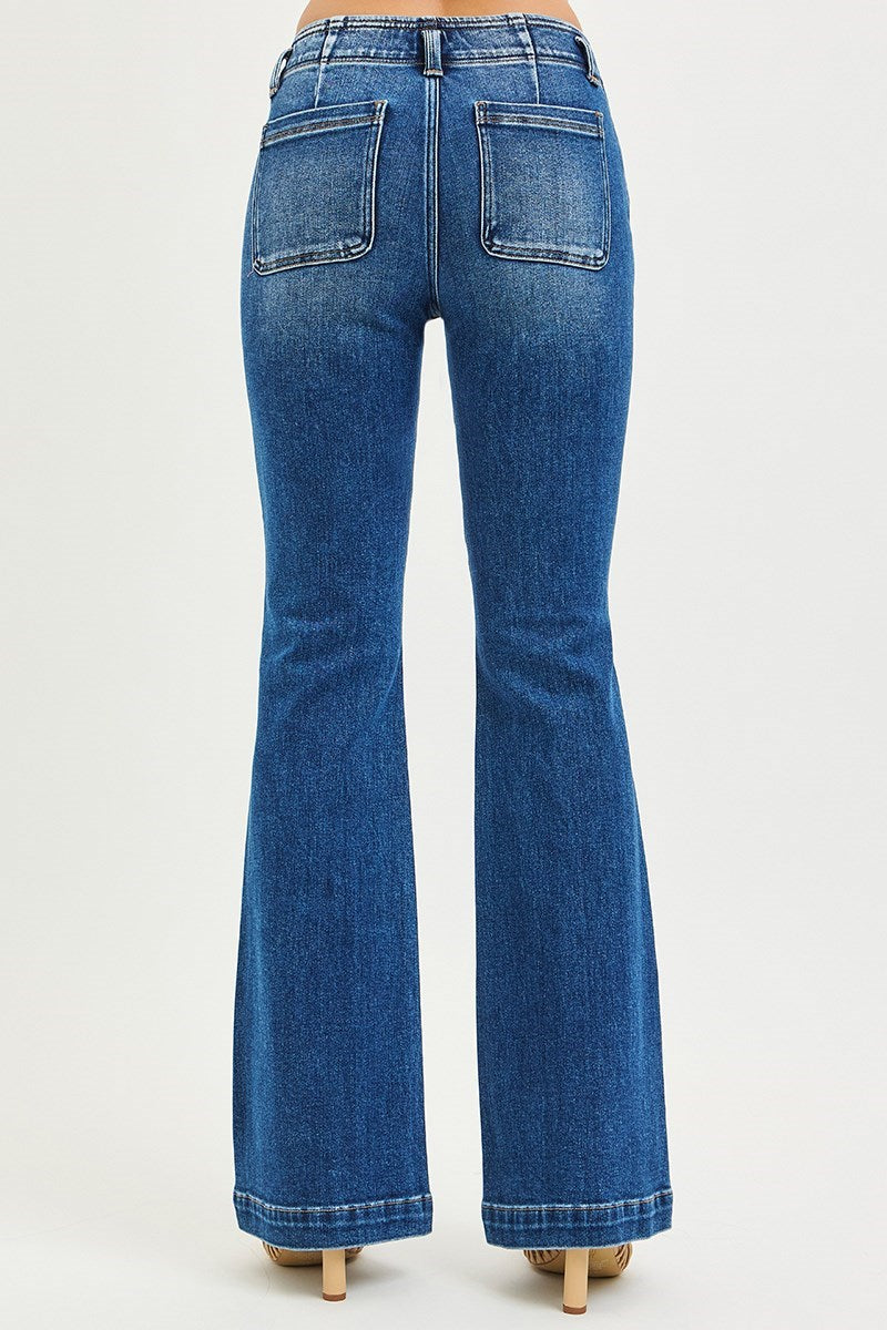 Double Down High Rise Flare Jeans