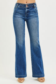 Double Down High Rise Flare Jeans
