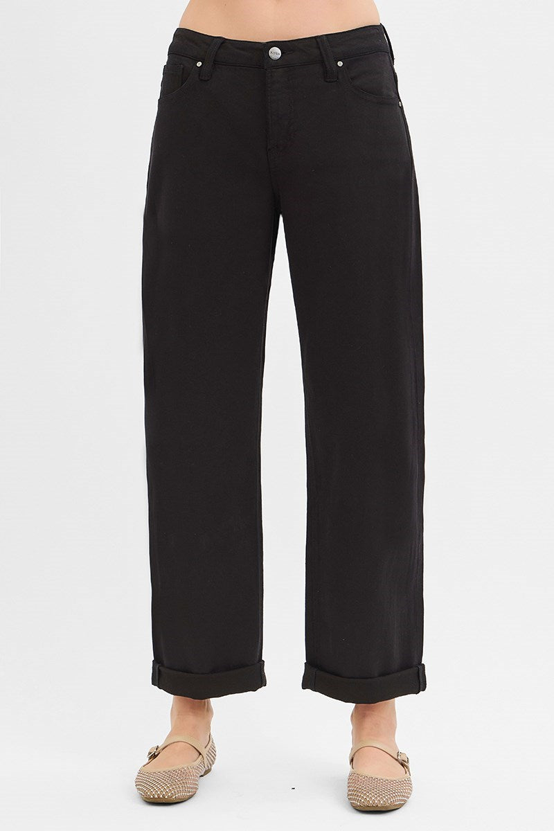 Thieves TC Mid Rise Ankle Barrel Relaxed Baggy Pants