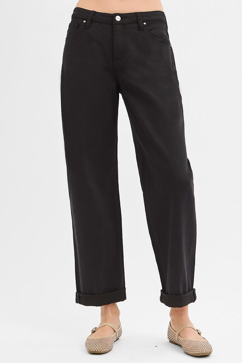 Thieves TC Mid Rise Ankle Barrel Relaxed Baggy Pants