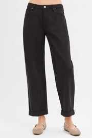 Thieves TC Mid Rise Ankle Barrel Relaxed Baggy Pants