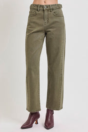 Saguaro High Rise Crop Barrel Jean