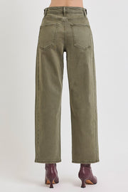 Saguaro High Rise Crop Barrel Jean
