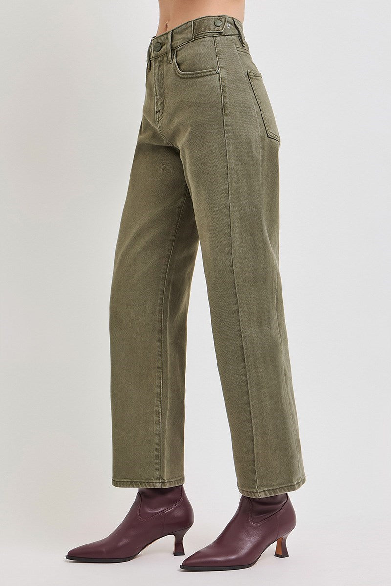 Saguaro High Rise Crop Barrel Jean