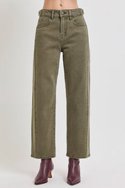 Saguaro High Rise Crop Barrel Jean