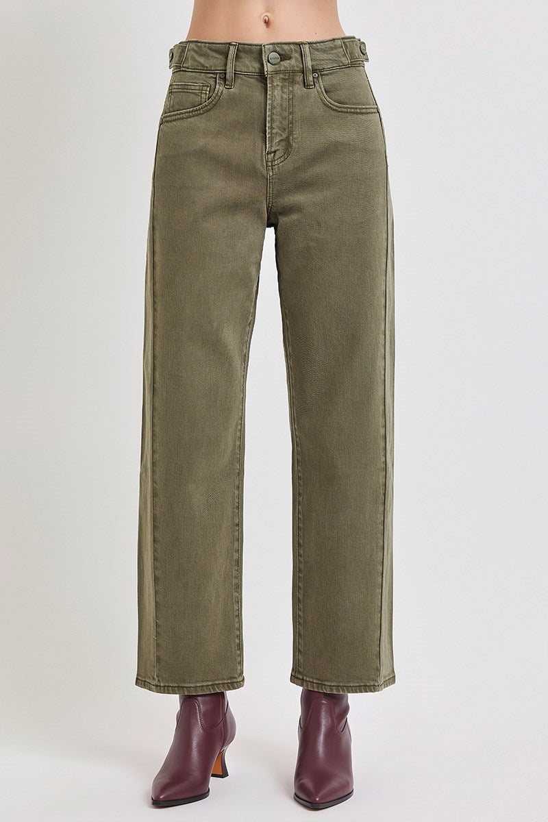 Saguaro High Rise Crop Barrel Jean