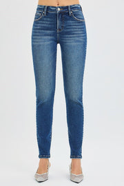 Throttle Tummy Control Mid Rise Ankle Skinny Jeans