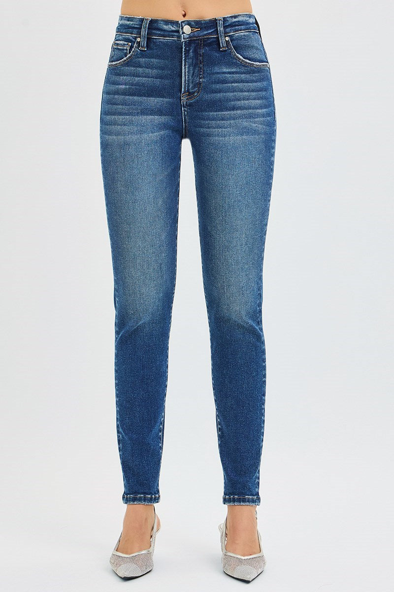 Throttle Tummy Control Mid Rise Ankle Skinny Jeans